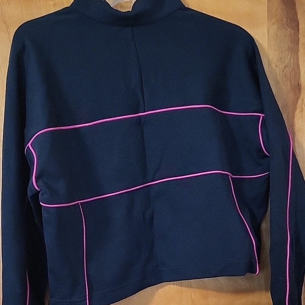 Adidas Black and Pink Sweatshirt - Picture 3 of 6
